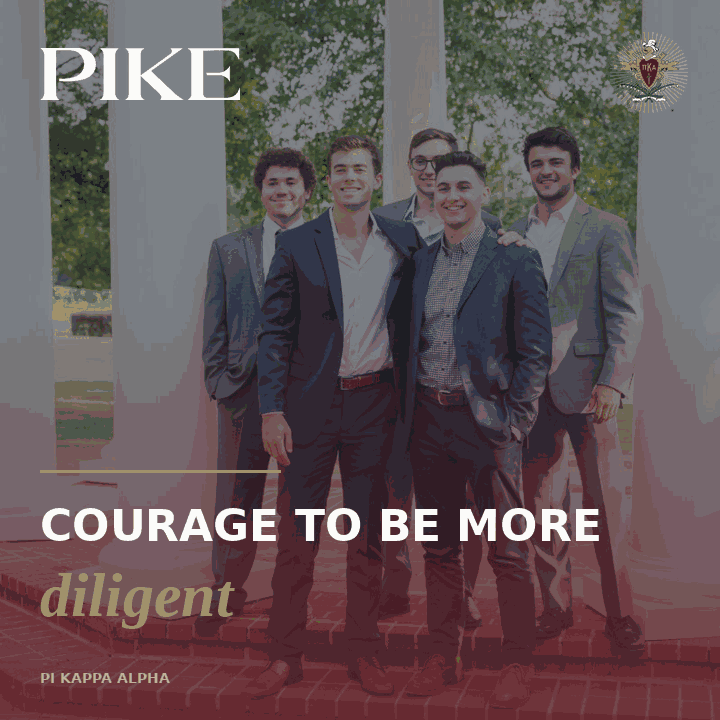 Courage to be More, with the next word rotating through diligent, caring, committed, and more
